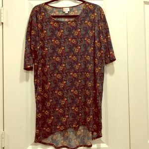 Lularoe floral Irma size Medium